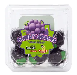 Желейні цукерки Liquid Filled Gummy Grapes Candy 108г
