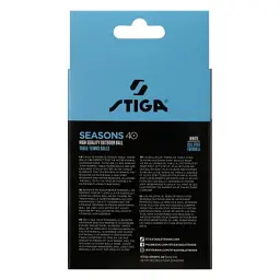 М'ячик для настільного тенісу Stiga Seasons White 12 шт. (1110-2810-12) (931162) - мініатюра 4