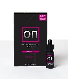 Вібруюче масло для жінок ON Natural Arousal Oil Original, 5 мл - мініатюра 2