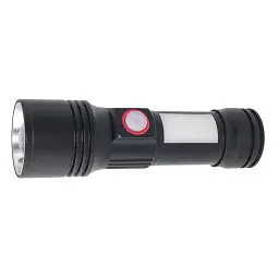 Ліхтар Quantum Adept 10W LED zoom +COB з USB+ Li-ion18650/2600mAh (QM-FL1031-18650/2600) - мініатюра 6