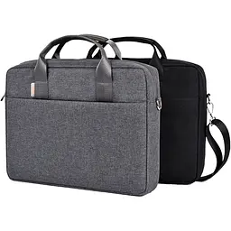 Сумка для ноутбука WiWU Minimalist Pro II Series Laptop Bag 14` Gray (6977703651744) [135955] - мініатюра 4