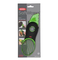 Ніж для авокадо 3 в 1 OXO Fruit & Vegetables зелений (2176700) - мініатюра 3