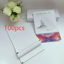 Термопапір A4 для термопринтера папір 210х297мм A4 Folder Thermal Paper UKC 100 аркушів