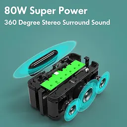 Колонка бездротова акустика Xdobo X8 Plus 80W - мініатюра 2