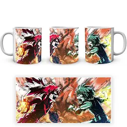 Кухоль GeekLand Моя геройська академія My Hero Academia Бакуго та Деку у профіль Удар та вибух MHA 02.523 330 мл білий - мініатюра 3