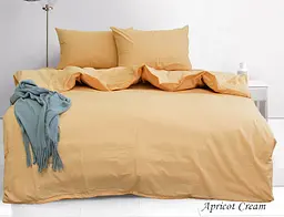 Постільна білизна (Apricot Cream) 2-спальний TAG tekstil pbe0028330 - мініатюра 1