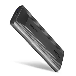 Кишеня зовнішня Axagon GTS, Grey, M.2, Type-C 3.2 Gen 2, 1xM.2 NVMe / SATA, формат 2230/2242/2260/2280, алюмінієвий корпус (EEM2-GTS2)