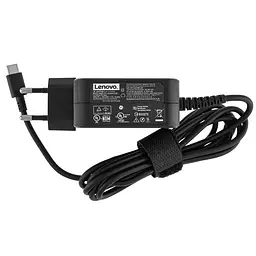 Блок живлення для ноутбука Lenovo USB-C 45W (20V/2.25A, 15V/3A, 12V/3A, 9V/3A, 5V2A), USB3.1/Type-C/USB-C, квадратний, Black