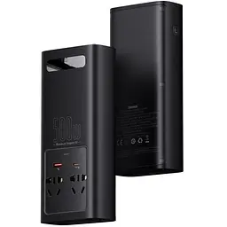 Автомобільний інвертор Baseus Super Si Power Inverter 500W [CGNB000101] [72165] - мініатюра 3