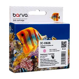 Картридж Barva Epson T0816/T0826 XL (C13T11164A10/C13T11264A10) 610ст, light magenta (IC-0826)