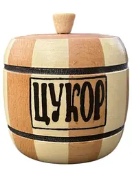 Ємінсть для цукру 10х10х11 см. Цукорниця 0,33 л