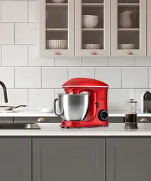 Тістоміс міксер планетарний Zeeegma PLANEET CHEF RED 2200 Вт - мініатюра 9