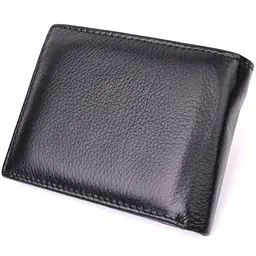 Зручне чоловіче портмоне з натуральної шкіри ST Leather 22482 чорний - мініатюра 2