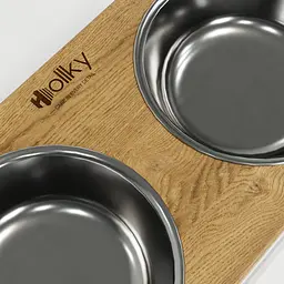Hollky Base XXL40 — миски на підставці для дуже великих собак (2 × 2,8 л) - мініатюра 8