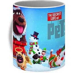 Кухоль GeekLand The Secret Life of Pets Merry Christmas PG.01.25.847 330 мл білий - мініатюра 2