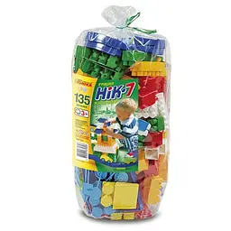 Конструктор дитячий великоблочний "НІК-7" (135 дит.) паяна кулька