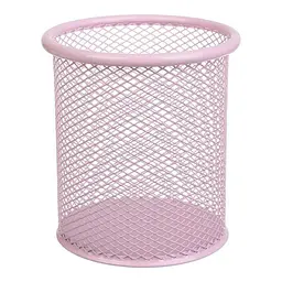 Підставка для ручок, 9х9,8 см, металева рожева PASTEL BM.6202-10 Buromax