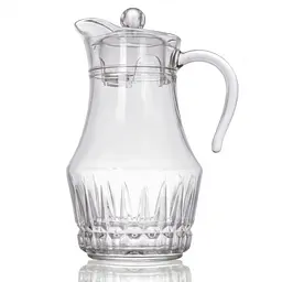 Глечик з кришкою для води та соку скляний Luminarc Victoria 1.8 л (X1221)