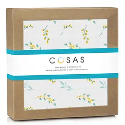 Пелюшкі муслінові Cosas Pine Branchlets CS1 75х100 см (MuslinDiapers_BudYellowMint_75x100) - мініатюра 2