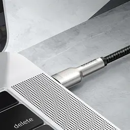 Кабель Baseus Cafule Series Metal Cable Type-C to Type-C 100W 1m CATJK-C01 Black - мініатюра 10