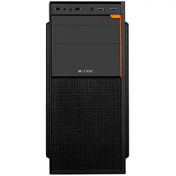 Корпус LogicConcept J23 USB 3.0x2+2.0x2 BLACK без БЖ ATX - мініатюра 2