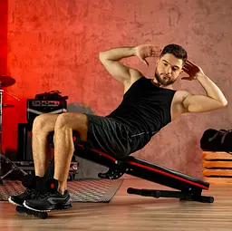 Лавка тренувальна Hop-Sport HS-1010 Pro універсальна для жиму та пресу - мініатюра 3