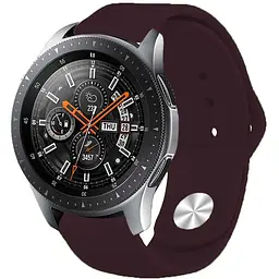 Силіконовий ремінець BeCover для Xiaomi iMi KW66/Mi Watch Color/Haylou LS01/Watch S1 Active Purple-Wine (706358) - мініатюра 3