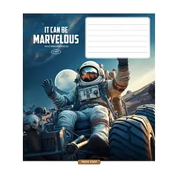 Зошит Школярик Star Marvelous 18 аркушів лінія (018-3591L), в асортименті - мініатюра 2
