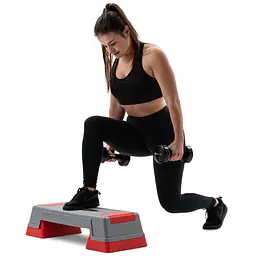 Степ платформа Hop-Sport HS-PP020AS сіро-червона - мініатюра 8
