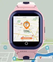 Дитячий розумний смарт годинник D7 з сім картою, GPS, функцією прослуховування, кнопкою SOS та акумулятором 1000 мАг До 7 днів роботи Чорний - мініатюра 3