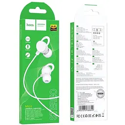 Навушники Hoco Rhyme універсальні earphones with microphone M103 чорні - мініатюра 3