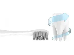 Насадки для зубної щітки Oclean Toothbrush Head for Опе SE Air X F1 White 2шт PW01 - мініатюра 4