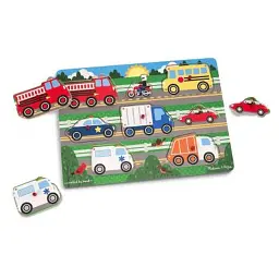 Розвиваюча іграшка Melissa&Doug Пазл Вгадай машинку (MD19051) - мініатюра 3