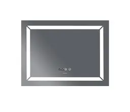 Дзеркало Mixxus Light MR01-80x60 (годинник, LED-підсвічування, антизапотівання) (MI5998) - мініатюра 6