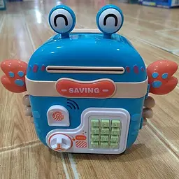 Дитяча скарбничка з Кодовим замком і відбитком Пальца Crab Piggy Bank - мініатюра 3