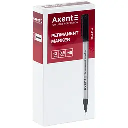 Набір маркерів Axent Permanent 2544-A 0.5 мм чорний 12 шт. (2544-01-A) - мініатюра 2