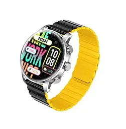 Смарт-годинник Kieslect Smart Calling Watch Kr 2 Stainless Steel сріблястий - мініатюра 2