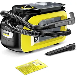 Пилосос професійний миючий Karcher акумуляторний SE 3-18 18В контейнер для води 1.7 л