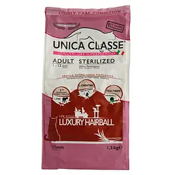 Сухий корм для котів Unica Classe Adult Sterilized Hairball Dry з ягням 1.5 кг - мініатюра 2