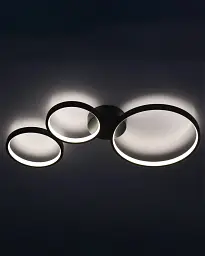 Люстра Goldlux 331014 Flamenco LED 1x33W 4000K 5200Lm IP20 чорна - мініатюра 3