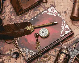 Набір для розпису по номерах У пошуку пригод, 40x50 см, КНО5637