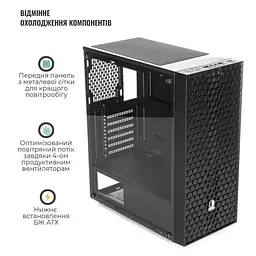Корпус QUBE CARNIVAL Black (CARNIVAL_FCNU3) - мініатюра 10