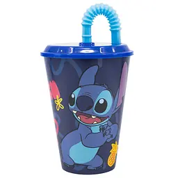 Стакан для дітей з трубочкою 430 мл Stor Stitch (75030)