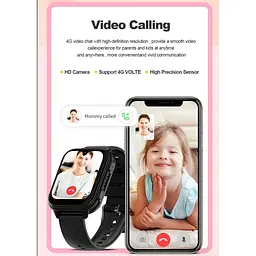 Розумний годинник з відеодзвінком Wonlex KT33 AMOLED 8GB Black (SBWKT33B) - мініатюра 6