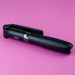Бездротовий монопод трипод XO SS08 Bluetooth Tripod з кнопкою пультом - мініатюра 2