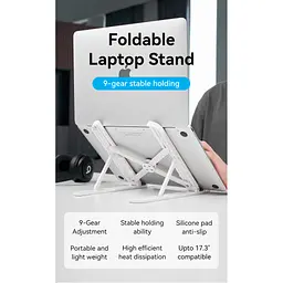Підставка до ноутбука VENTION Laptop X-type Stand White ABS 83-170мм (KDNW0) - мініатюра 3