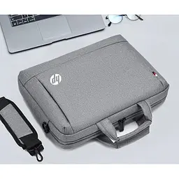 Сумка для ноутбука Digital HP протиударна 15.6-17 Сіра (IBN017S2) - мініатюра 3