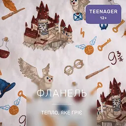 Дитяча постільна білизна MIRSON TEENAGER фланель Harry Potter 200х220см (2200012804674) - мініатюра 4