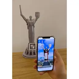 3D пазл UFT Mother Ukraine Motherland Монумент Батьківщина-Мати з AR технологію доповненої реальності 52х21.5 см - мініатюра 8