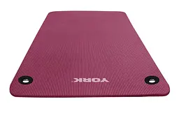 Мат для фітнесу з отворами York Fitness NBR 1см рожевий - мініатюра 3